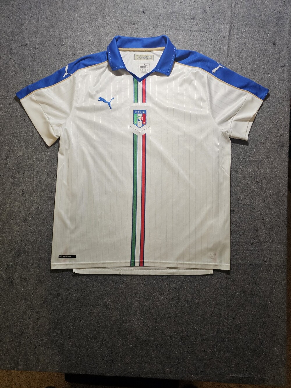 Puma Italy Italia National Team 2016/17 Away Jersey Mens XXL